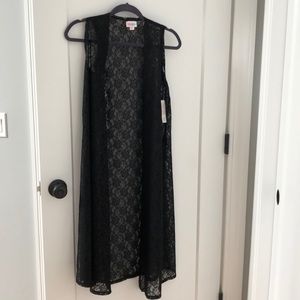Lularoe black lace joy
